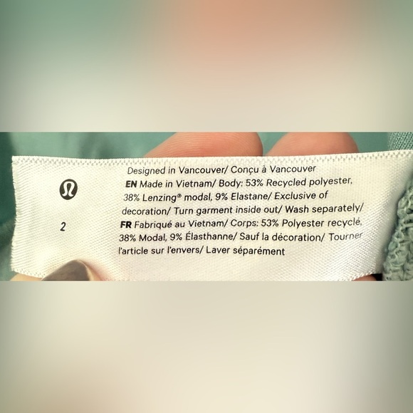 Lululemon Softstreme Dropped Sleeve Wrap - Silver Blue - Picture 8 of 9